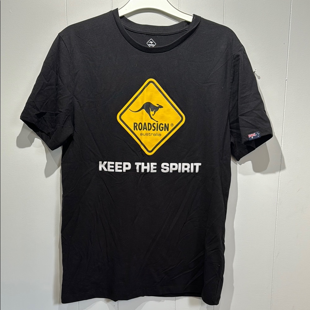 Roadsign Australia Black T-Shirt